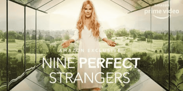 the official poster of nine perfect strangers