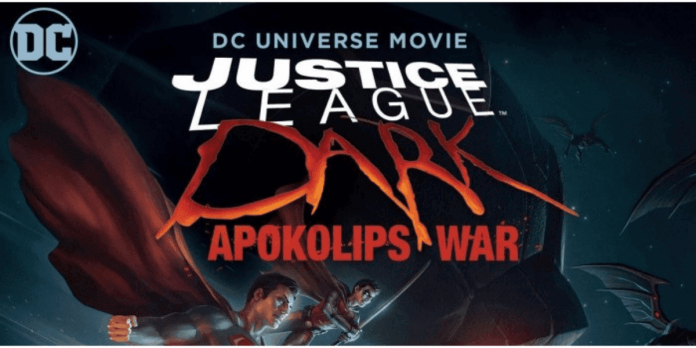 the official poster of justice league dark: apokolips war