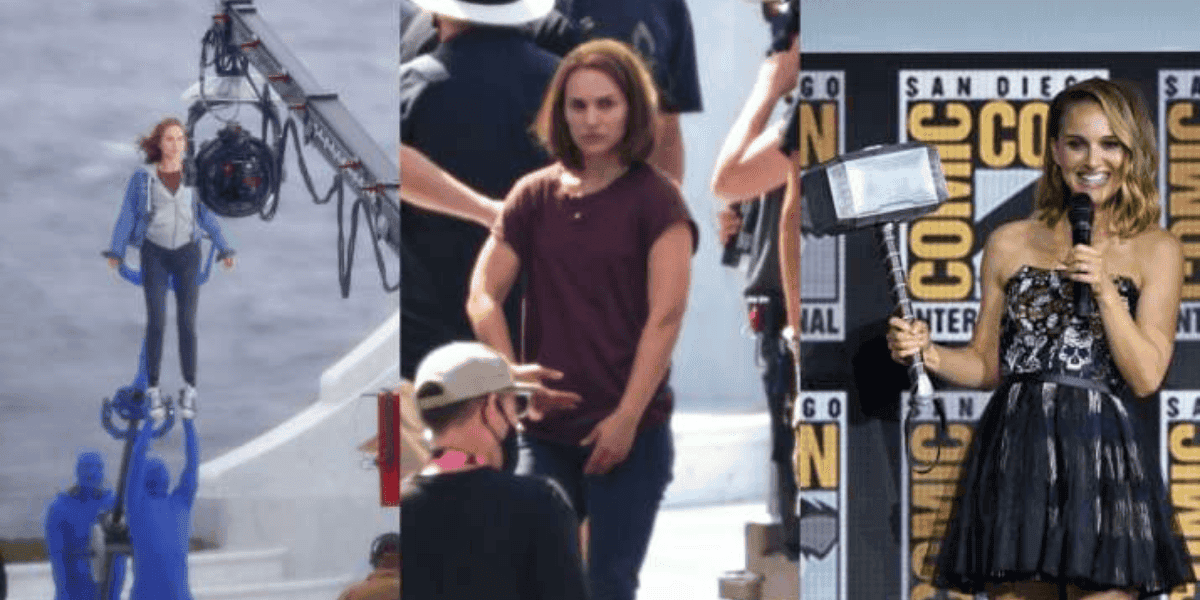 video leaks from the set of thor: love and thunder