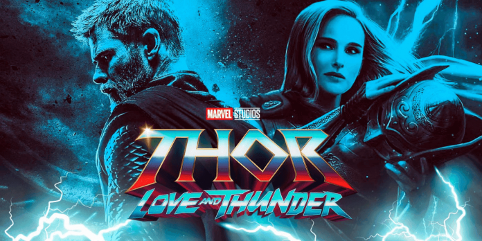 official poster of thor: love and thunder