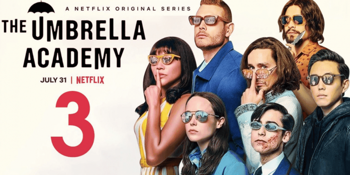 the poster of umbrella academy