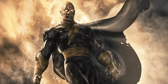 Dwayne Johnson in the role of Black Adam artwork