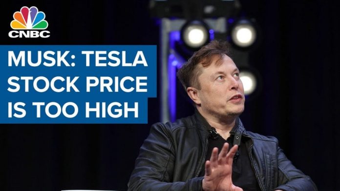 Tesla: Tesla Shares Fall By 12% On Elon Musk’s Stock Price Too High Tweet