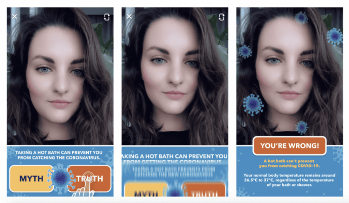 Snapchat: The Social Media App Has A New Filter That Helps Bust The Myths Around Coronavirus